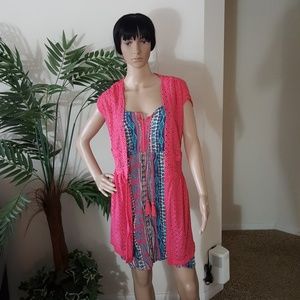 Boho Style Mini Dress & Shrug